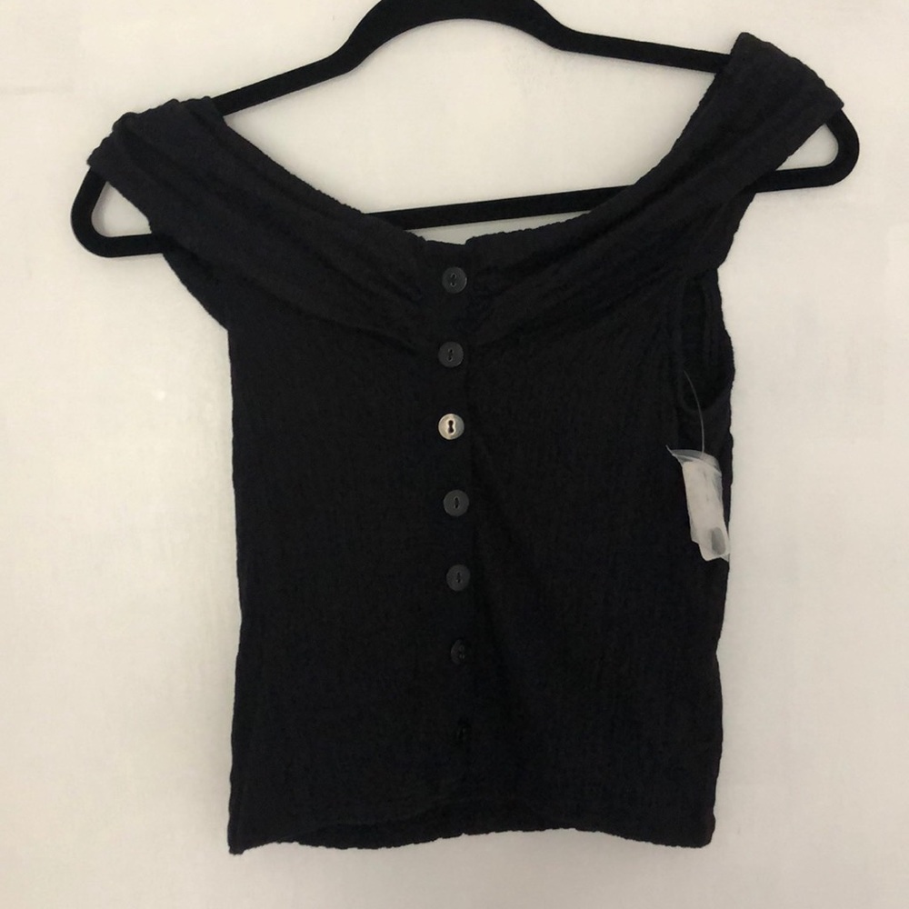 Free people off the shoulder crop top